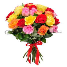 Розы микс, купить цветы Тольятти, доставка цветов в Тольятти, роза микс, Cvet-pro