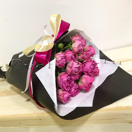 Букет Восхищение, купить цветы Тольятти, доставка цветов в Тольятти, пионовидная роза, Cvet-pro