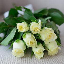 Букет белых роз, купить цветы Тольятти, доставка цветов Тольятти, белая роза, Cvet-pro