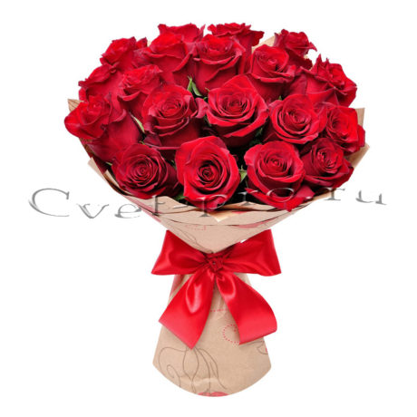 Букет Жемчужина красоты, купить цветы Тольятти, доставка цветов в Тольятти, букет красных роз, Cvet-pro