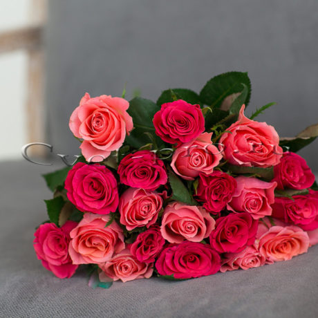 Букет Сакура, купить цветы Тольятти, доставка цветов в Тольятти, розовая роза, Cvet-pro