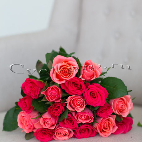 Букет Сакура, купить цветы Тольятти, доставка цветов в Тольятти, розовая роза, Cvet-pro