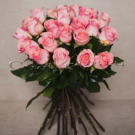 Букет Улыбка, купить цветы Тольятти, доставка цветов в Тольятти, розовая роза, Cvet-pro