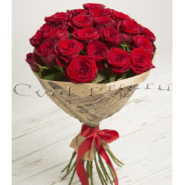 Букет Классический, купить цветы Тольятти, доставка цветов в Тольятти, 21 красная роза, Cvet-pro