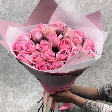 Букет Пинк, купить цветы Тольятти, доставка цветов в Тольятти, букет розовых роз, Cvet-pro