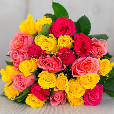 Букет Яркий микс, купить цветы Тольятти, доставка цветов в Тольятти, Cvet-pro
