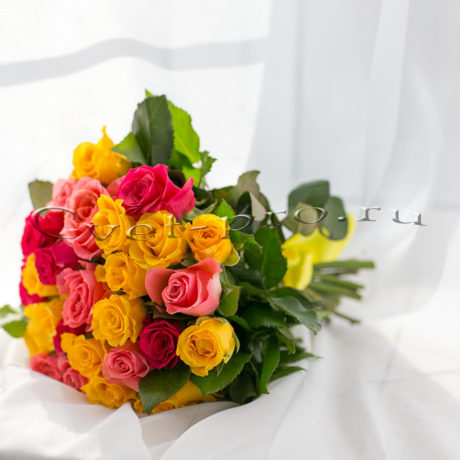 Букет Яркий микс, купить цветы Тольятти, доставка цветов в Тольятти, Cvet-pro