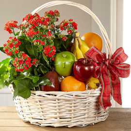 Корзина фруктов Райский сад, купить цветы Тольятти, доставка цветов Тольятти