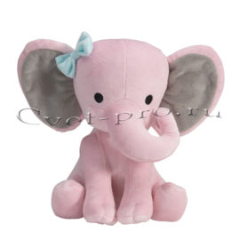 Мягкая игрушка Розовый слон, купить цветы Тольятти