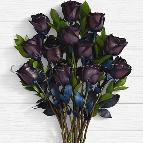 Букет 11 черных роз • Купить цветы Тольятти